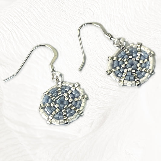 Boucles d'oreilles Daphné Faites Main Tissées - Perles Miyuki