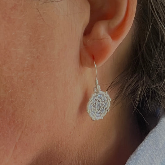 Boucles d'oreilles Daphné Faites Main Tissées - Perles Miyuki
