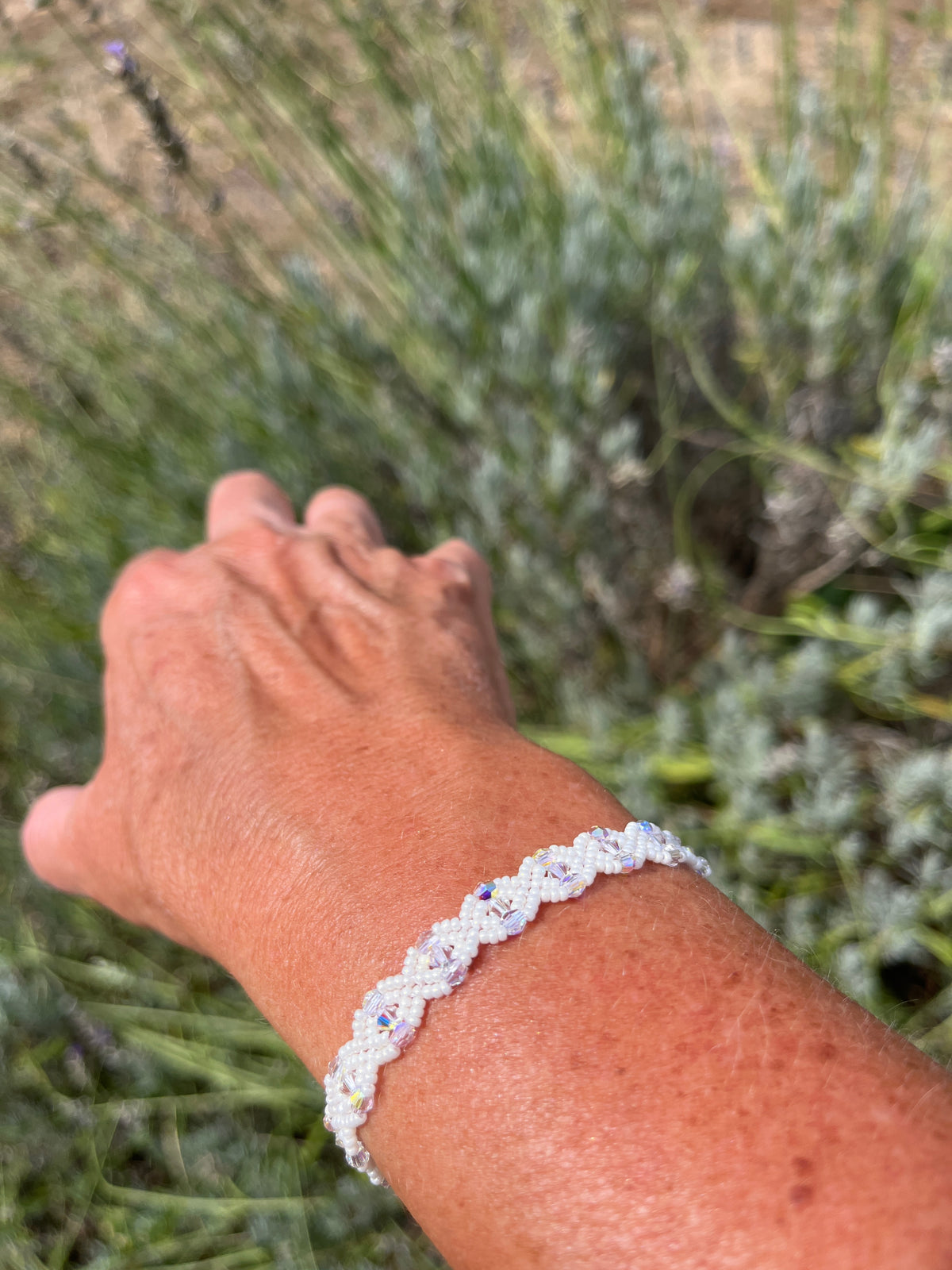 Bracelet Gardenia Artisanal Perles Miyuki